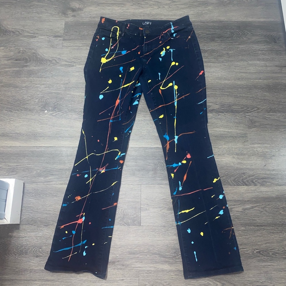 Custom Painted Jeans